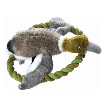 Peluche Para Perros Hunter Wildlife Train Con Cuerda Pato (26 Cm)