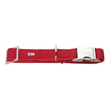 Collar Para Perro Hunter Softie Alu-strong Rojo (30-45 Cm)