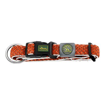 Collar Para Perro Hunter Plus Hilo Naranja Orange Talla Xs (45-70 Cm)