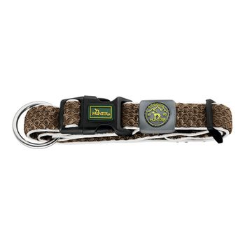 Collar Para Perro Hunter Plus Hilo Marrón Talla L Brown (40-60 Cm)