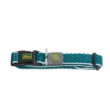 Collar Para Perro Hunter Vario Basic Hilos Turquoise Turquesa Talla S (30-43 Cm)
