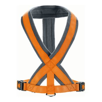 Arnés Para Perro Hunter London Comfort 68-91 Cm Naranja Talla L