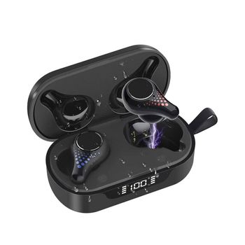 Auriculares Bluetooth True Wireless Veanxin T8h1 (in Ear - Microfone - Cancelación De Ruido - Preto)