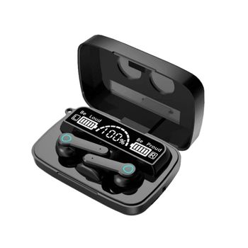 Veanxin Auriculares Bluetooth Con Control Táctil Impermeables Negro