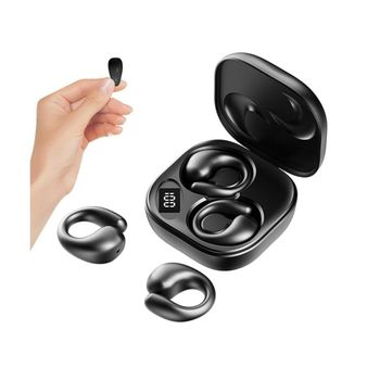 Veanxin Auriculares Bluetooth De Conducción No Ósea, Color Negro