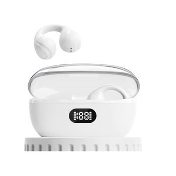 Veanxin T352 Auriculares Inalámbricos Bluetooth 5.3 Con Pantalla Led Blanca