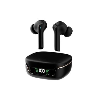 Veanxin Auriculares Estéreo Activos Bluetooth Con Cancelación De Ruido Negro