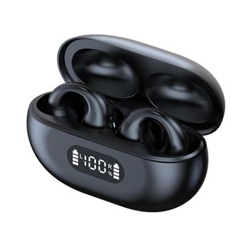 Auriculares Deportivos Bluetooth Con Tecnología De Conducción Ósea, Ligeros Y Resistentes Al Sudor, Negro Veanxin