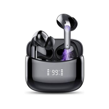 Auriculares Bluetooth True Wireless Veanxin X15 (in Ear - Microfone - Cancelación De Ruido - Preto)