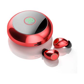 Auriculares Bluetooth True Wireless Veanxin Mni 803-xw3 (in Ear - Microfone - Cancelación De Ruido - Vermelho)