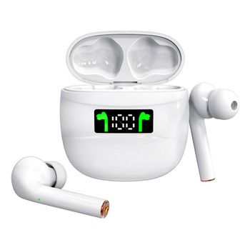 Auriculares Bluetooth True Wireless Veanxin J3pro 803-xw2 (in Ear - Microfone - Cancelación De Ruido - Branco)