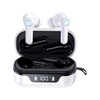 Auriculares Bluetooth True Wireless Veanxin Sw 809-xw3 (in Ear - Microfone - Cancelación De Ruido - Branco)