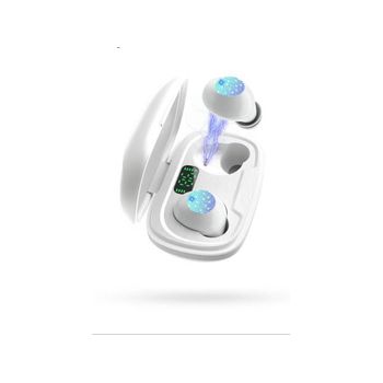 Auriculares Bluetooth True Wireless Veanxin M228202 (in Ear - Microfone - Cancelación De Ruido - Branco)