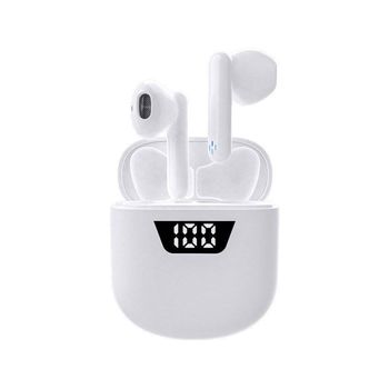 Auriculares Bluetooth True Wireless Veanxin P668262 (in Ear - Microfone - Cancelación De Ruido - Branco)