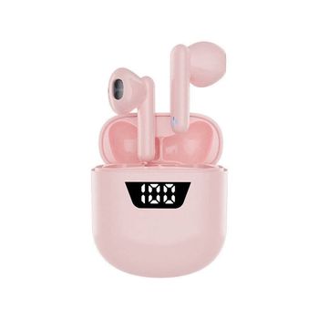 Auriculares Bluetooth True Wireless Veanxin P668263 (in Ear - Microfone - Cancelación De Ruido - Rosa)