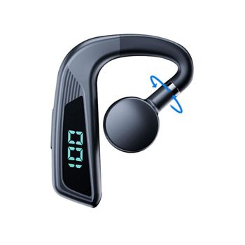 Auriculares Manos Libres De Conducción Ósea Un Solo Oído Sin Veanxin Bluetooth Negro