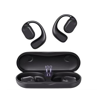 Auriculares Abiertos Sin Pantalla Digital Horas De Carga Veanxin Bluetooth Negro