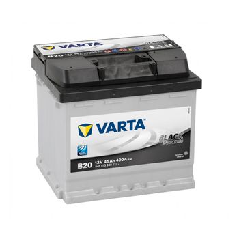 Batería Varta B20 - 45ah 12v 400a. 207x175x190