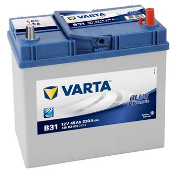 Batería Varta B31 - 45ah 12v 330a. 238x129x227