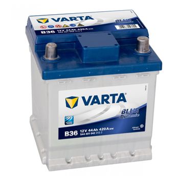 Batería Varta B36 / 44ah 12v 420a. 175x175x190