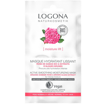 Logona Mascarilla Hidratante Alisadora Rosa Damascena Bio 2 X 7,5 Ml