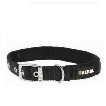 Collar Nylon Kerbl Miami Plus Para Perros (varios Tamaños) - Negro 33-39 Cm / 2 Cm Ancho