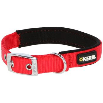 Collar Nylon Kerbl Miami Plus Para Perros (varios Tamaños) - Rojo 33-39 Cm / 2 Cm Ancho