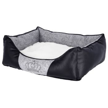 Cama Para Perros Chiara 55x45 Cm Gris Y Negro 80361 Kerbl