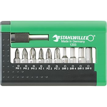 Stahlwille 96080115 Juego De Puntas Para Tornillos 1203