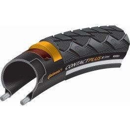 Continental Cubierta Contact Plus Sl 700x40c Safetyplus Breaker Rigida Negro Reflectante 40-622