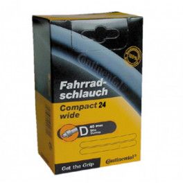 Continental Camara Compact Wide 24x1.90-2.125 Valvula Dunlop 40 Mm