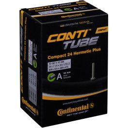 Continental Camara Compact Tube Hermetic Plus 24x1.75 - 2.0 Valvula Schraider 40 Mm