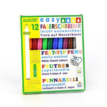 Rotulador Para Niños Pequeños Ökonorm 12 Colores