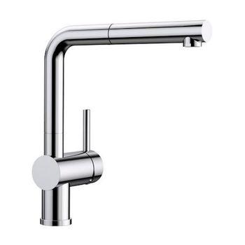 Blanco Monomando De Lavabo Con Spray Cromado - Linus-s-512402