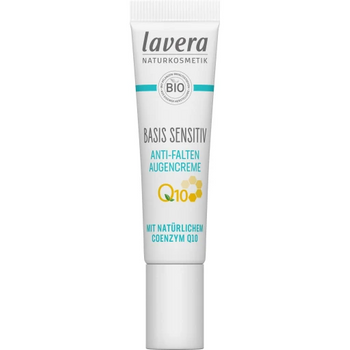 Contorno De Ojos Con Crema Q10 Basis Sensitiv - 15ml. Lavera