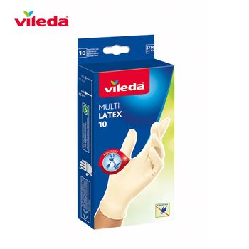 Guante Multi Latex 10uds Talla S/m 145941 Vileda - Neoferr*