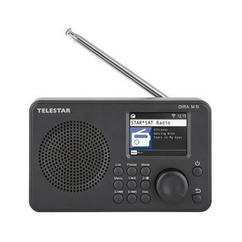 Radio Telestar Dira M6i Internet/dab+/fm Negro