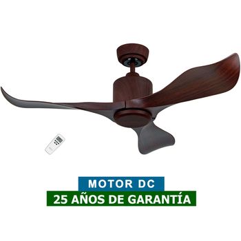 Ventilador De Techo Casafan 313227 Eco Aviador 132cm Nb Nogal Oscuro