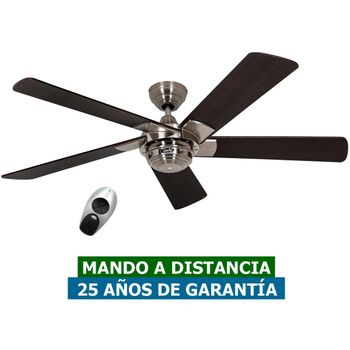 Ventilador De Techo Sin Luz Casafan 313268 Macau 132 Orb-nt Madera