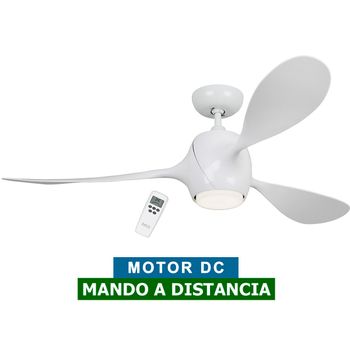 Ventilador De Techo Con Luz Casafan 314226 Eco Fiore Blanco/blanco