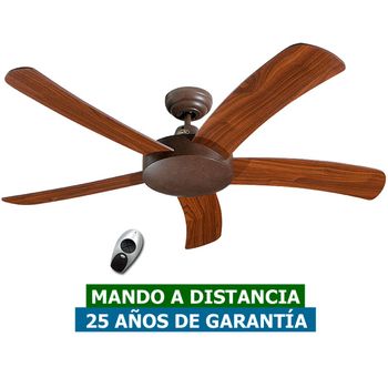 Ventilador De Techo Casafan 9513273 Falcetto 132 Ba Nuez/ Marrón Antiguo