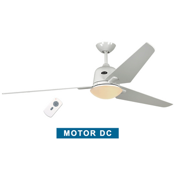 Ventilador De Techo Siroco 36-24w, Con Luz Led, Aspas Retractiles  Transparentes, Motor Dc Silencioso, Color Niquel Satinado Grande Diametro:  48-107 Cm Grande Diametro: 48-107 Cm con Ofertas en Carrefour