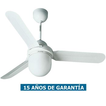 Ventilador De Techo Con Luz Vortice 61101 Nordik Design 1s/l 120cm Blanco