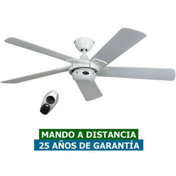 Ventilador De Techo Casafan 9513269 Rotary 132cm Blanco/ Blanco