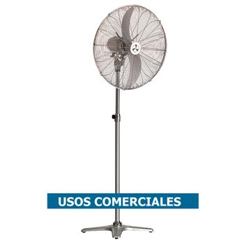 Ventilador De Pie Casafan 207503 Wm2 Stand Eco Gris Plateado