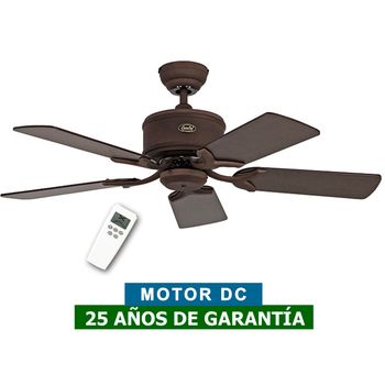 Ventilador De Techo Casafan 510383 Eco Elements 103cm Nogal O Haya/ Marrón Antiguo