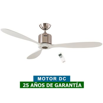 Ventilador De Techo Casafan 313248 Aeroplan Eco Blanco/ Cromo Satinado