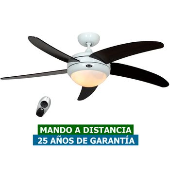 Ventilador De Techo Con Luz Casafan 9513295 Elica 132 We-wn Wengué/ Blanco