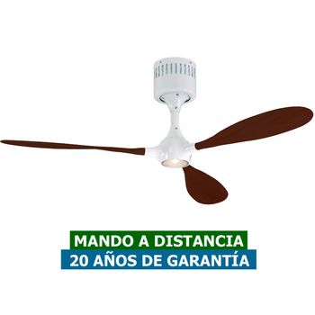 Ventilador De Techo Con Luz Casafan 9313239 Helico Paddel We-nb Nogal/ Blanco