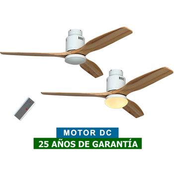 Ventilador De Techo Casafan Eco Regento 140 We-nt Madera Natural